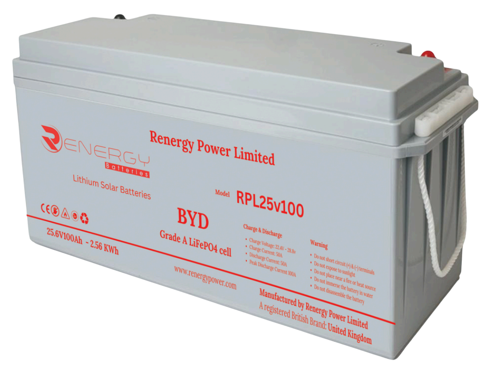 RPL12V200 deep cycle battery for solar, backup, and EV systems